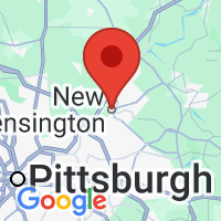 Map of New Kensington, PA US